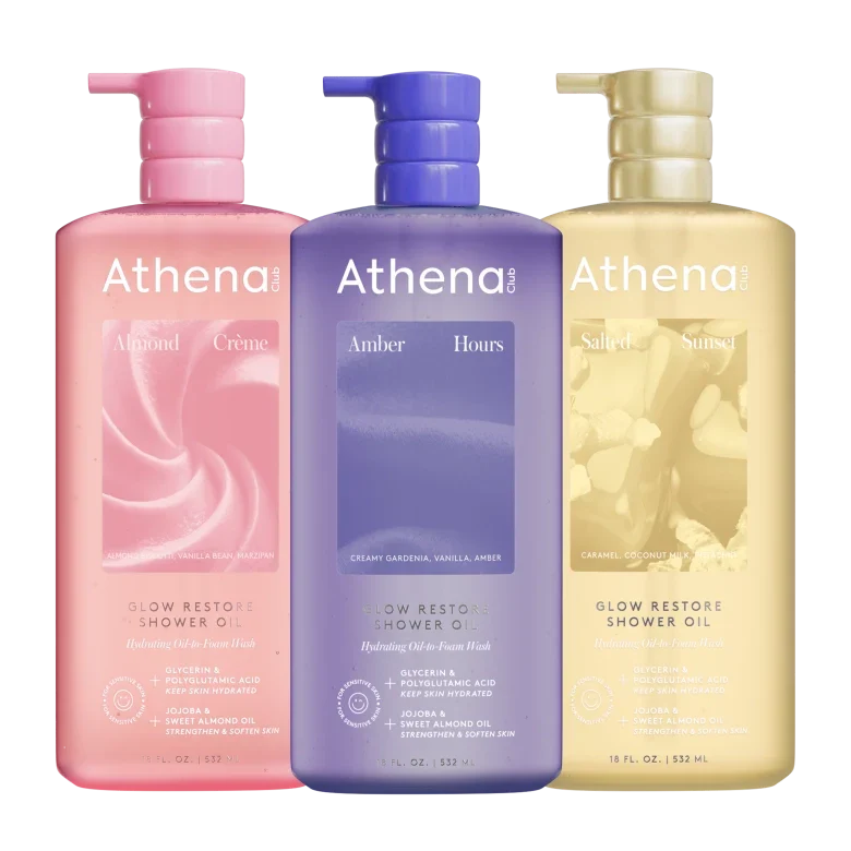 Glow Restore Shower Oil Trio V1